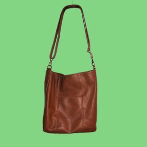 CARLOS By Carlos Santana Faux Leather Shoulder Bag Brown